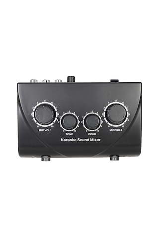 Padalink Karaoki Reverb Ses Mikseri N-3 Siyah, Avrupa Standartı, 100-240v, Ev/ktv/ Sahne İçin, Hafif Ve Dayanıklı