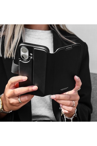 Vonmahlen Apple iPhone Uyumlu 17 Pro Max Like Folio Siyah