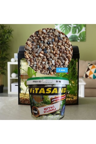 Pro-85 3mm Dere Kumu 20 Kg Akvaryum Ve Bitki Kumu Pro-85 3mm Dere Kumu 20 Kg Akvaryum Ve Bitki Kumu