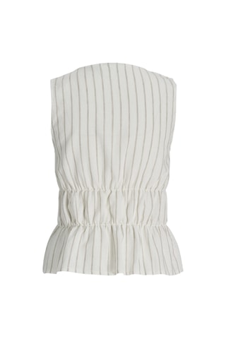 Jack & Jones Kadin V Yaka Kolsuz Üst - Almira - 12287713 Blanc De Blanc