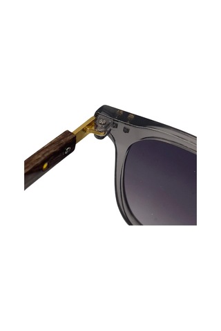 Müstesna Ahşap Sap Görünümlü Güneş Gözlüğü Gri 154927813