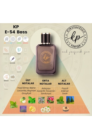 Kimyagerden E-54 Açık Parfüm Çeşitleri 50 ML