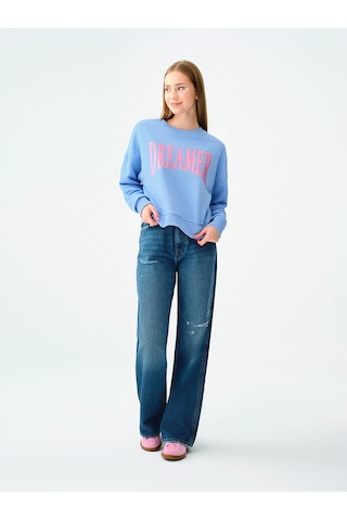 Loft Kadın Sweatshirt Mavi Lf2035722 25kp69000173 P6944