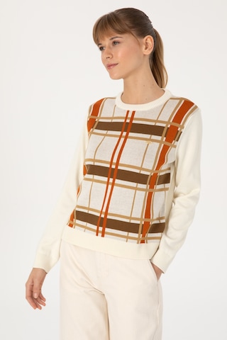 U.s. Polo Assn. Kadın Krem Melanj Kazak /triko 50314812-vr159 Krem Melanj
