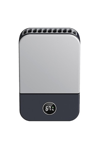 Dq205 Yaz Mini Asma Boyun Fan Usb Taşınabilir Öğrenci Sessiz Yüksek Rüzgar Bladess Fan Tibet Mavisi 5250 Mavi