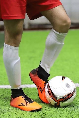 Lig Simav Turuncu Çim Boğazlı Halı Saha Erkek Futbol Ayakkabı 001