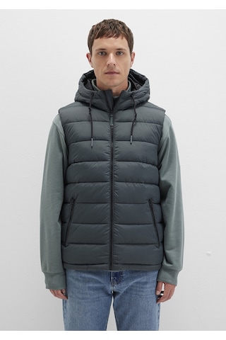 Mavi - Kapüşonlu Yeşil Şişme Yelek 0110604-71598 Yeşil