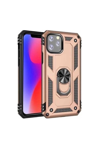 Apple Uyumlu iPhone 11 Pro Max Kılıf Zore Vega Kapak Gold