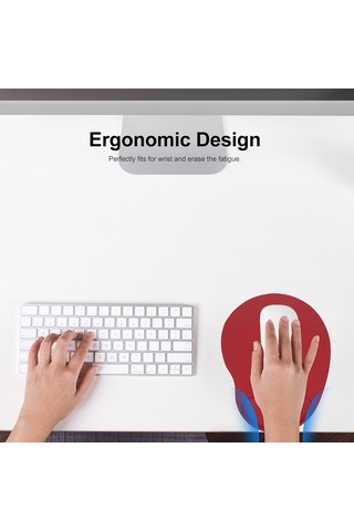 Pc Laptop İçin Bilek Dinlenme Desteği İle Mouse Pad,siyah