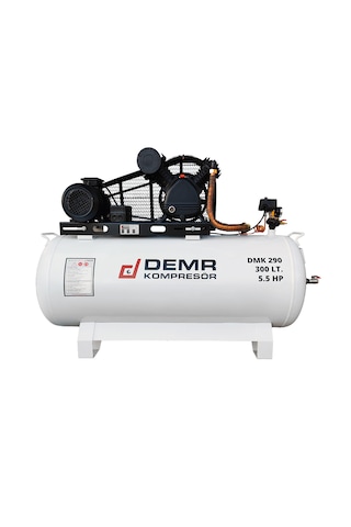Demr Kompresör Pistonlu 300 LT 2 Kafa 12 Bar 5.5 HP IDMK290 Hava Kompresörü