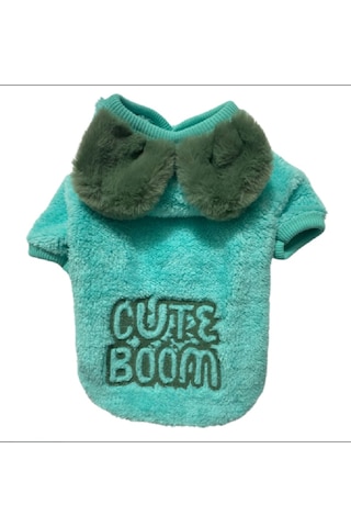 Gedyco Cute Boom Mint Welsoft Kedi Köpek Sweatshirt Mint S