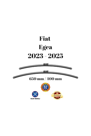 Fiat Egea 2023 2024 2025 Uyumlu Ön Cam Silecek Süpürgesi Takımı 650/400mm Silbak Sb2616c