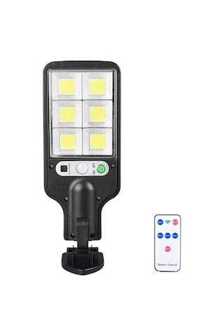 Cbtx 616 Hareket Sensörlü Güneş Enerjili Uzaktan Kumandalı Dış Mekan Bahçe Duvarı Lambası - 72 Cob Diğer