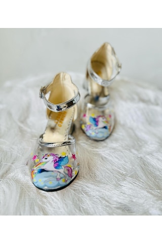 Ünicorn Baskılı Şeffaf Tupuklu Ayk Gmüş 1