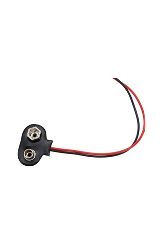 Ay Magnet 10 Adet 9 Volt Pil Yuvası-Pil Yatağı Ikili 9V Pil Bşlğı