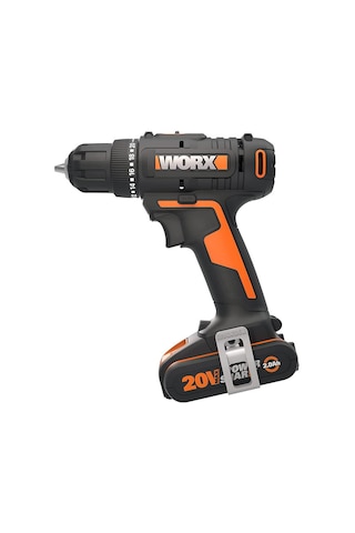 Worx WX100 20 V 2.0 Ah Li-ion Tek Akülü Profesyonel Şarjlı Matkap