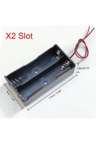 Hubstein 18650 2'li Pil Yuvasi Lityumli-ıon