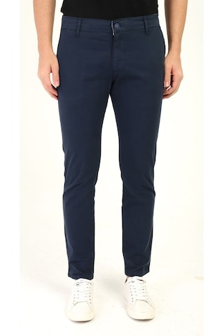 Tom Free Store Erkek Likralı Esnek Kumaş Pamuklu Yumuşak Dokulu Chino Pantolon Lacivert
