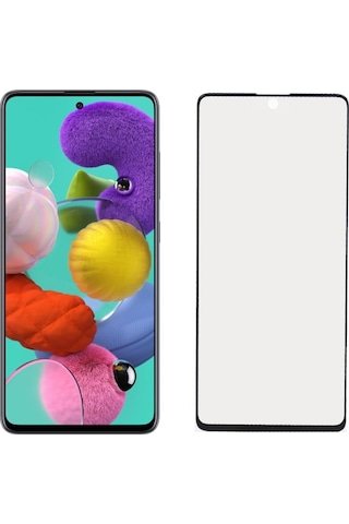 Samsung Uyumlu Galaxy A51 5D Seramik Tam Kaplayan Ekran Koruyucu Cam (544816911)