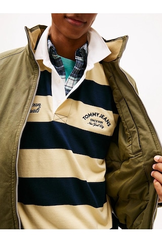 Tommy Hilfiger Tjm Cotton Twıll Padded Jacket Erkek Yeşil Mont - Dm0dm22712-12814 Yeşil