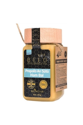 Bee'o Propolis Arı Sütü Ham Bal Karışımı Yetişkin 190 G