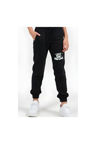 Just Stay Paw Baskılı Kız Çocuk Tişört Ve Eşofman Alt-üst Takım Beyaz