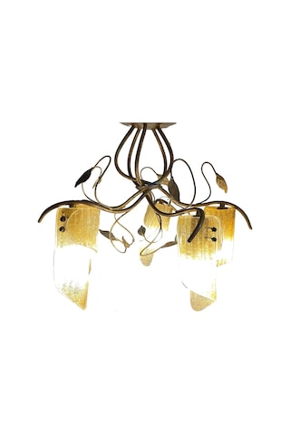 Beşli Eskitme Döküm Avize 4021-5C