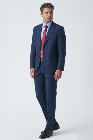 White Stone Durham T2463 Slim Fit 6 Drop Takım Elbise Desenli-desenli Çok Renkli