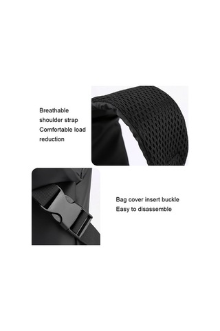 Wondernest Haoshuaı 1100-31 Erkek Simp Su Geçirmez Messenger Çanta Altın