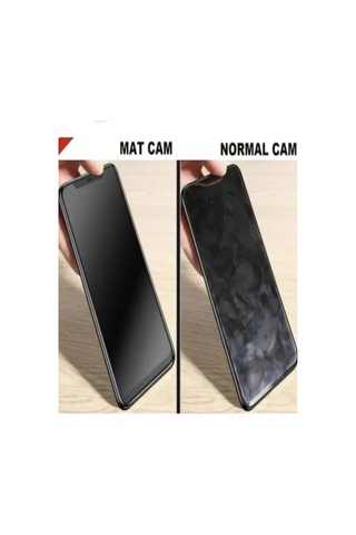 İphone 11 Promax Uyumlu Mat Seramik Nano Kırılmaz Ekran Koruyucu - Anti Static - Parmak İzi Bırakmaz