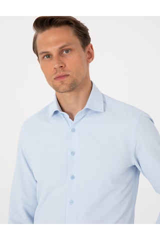 Pierre Cardin Erkek Açık Mavi Gömlek Desenli 50307108-vr003 Açik Mavi