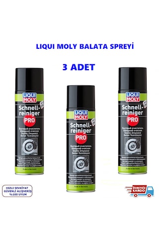 Lıqui Moly Balata Temizleyici Sprey -3 Adet Lıqui Moly Balata Temizleyici Sprey -3 Adet