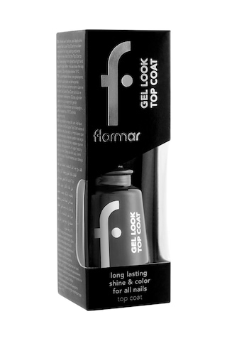 Flormar Gel Look Jel Tırnak Efektli Son Kat Cilası 000 Transparent