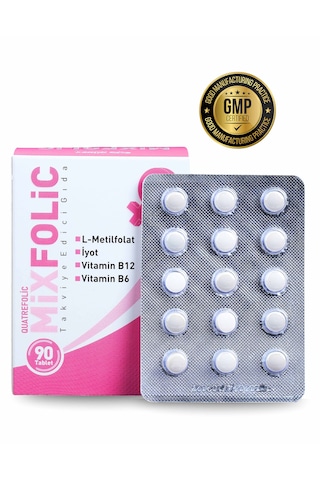 Mixfolic Takviye Edici Gıda 90 Tablet