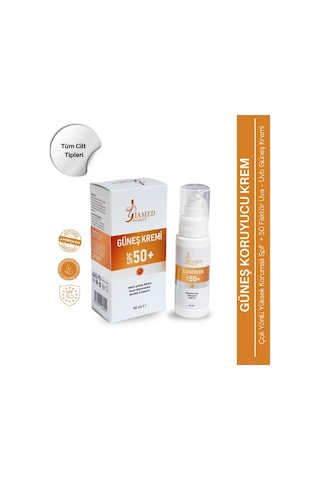 Jamed Beauty Çok Yönlü Yüksek Korumalı Güneş Kremi SPF50+ 50 ML