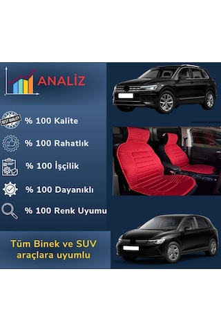 Space 2'li Oto Koltuk Minderi, Opel Astra Koltuk Uyumlu Özel Tasarım Minder Premium 001