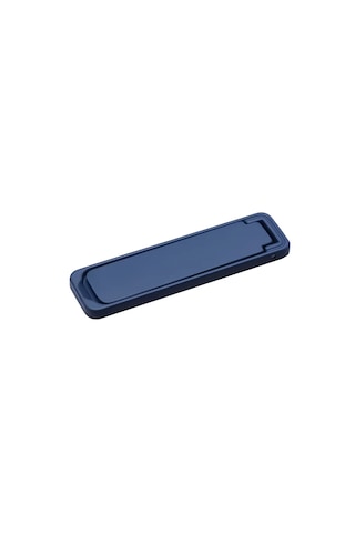 Microcase Telefonlar İçin Yapışkanlı Metal Katlanabilir Stand Parçası - Al5701 Mavi