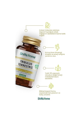 Tribulus Terrestiris Çoban Çökerten 60 Kapsül