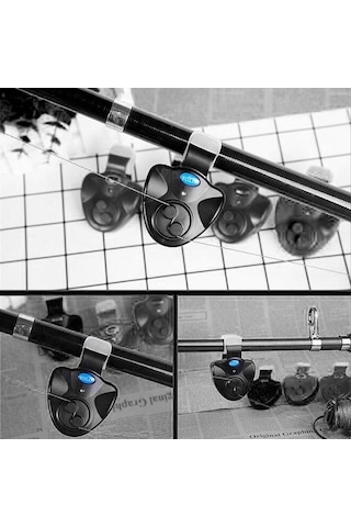 Artfulabode Led Işıklı Elektronik Balıkçı Alarmı, 4 Adet