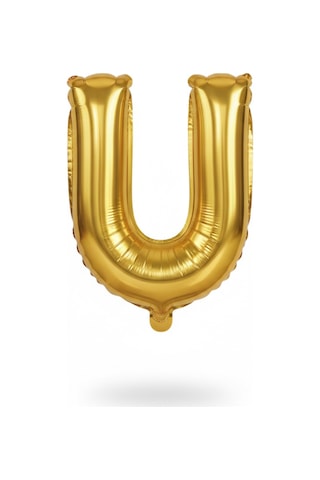 Runaway U Harf Folyo Balon 1m Parti Ve Vitrin Çok Renkli
