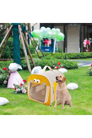 Homyl Kedicik Kediler Için Mat Yumuşak Taraflı Sarı-ve-gri