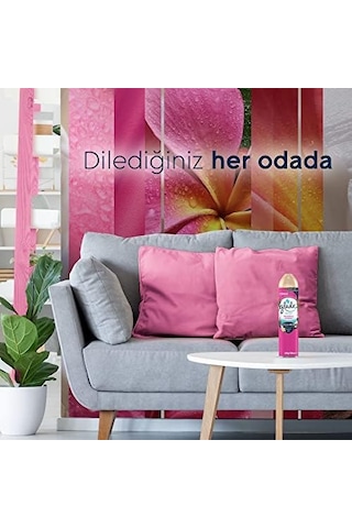 Hava Tazeleyici Aerosol, Oda Kokusu, Tropikal Floral, 300ml Abundance Prosperity