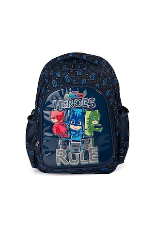 Lisanslı Pijamaskeliler Heroes Rule Lacivert Orijinal Okul Çantası Lacivert