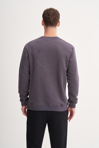 Cazador 54250 Erkek Bisiklet Yaka Sweatshirt Antrasit