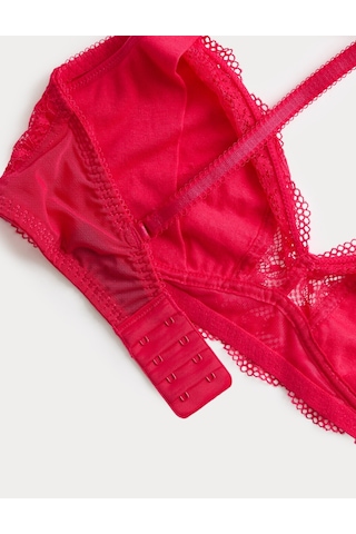 Marks & Spencer Jasmine Dantel Detaylı Sütyen T33000788 Kırmızı