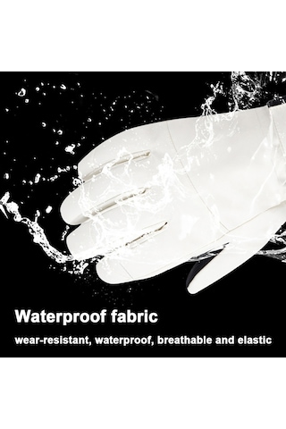 Wezone Kışlık Rüzgar Geçirmez Ve Dokunmatik Ekran Uyumlu Kayak Eldiveni - Siyah Xl Siyah