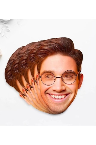 Kişiye Özel Bekarlığa Veda Eğlenceli Damat Yüz Maskesi - 5 Adet