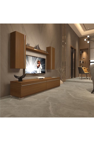 Decoraktiv Eko 7 Mdf Std Tv Ünitesi Tv Sehpası Ceviz