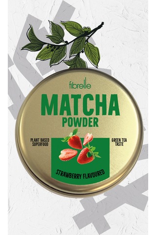 Fibrelle Matcha Çilek Teneke Kutu 25 G