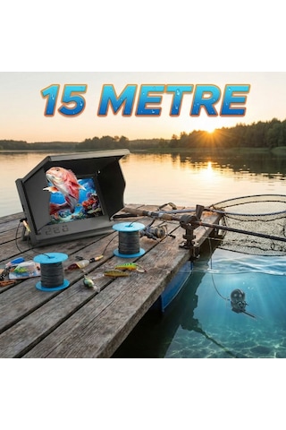 Konyax 15 Metre Sualtı Balık Tutma Kamerası